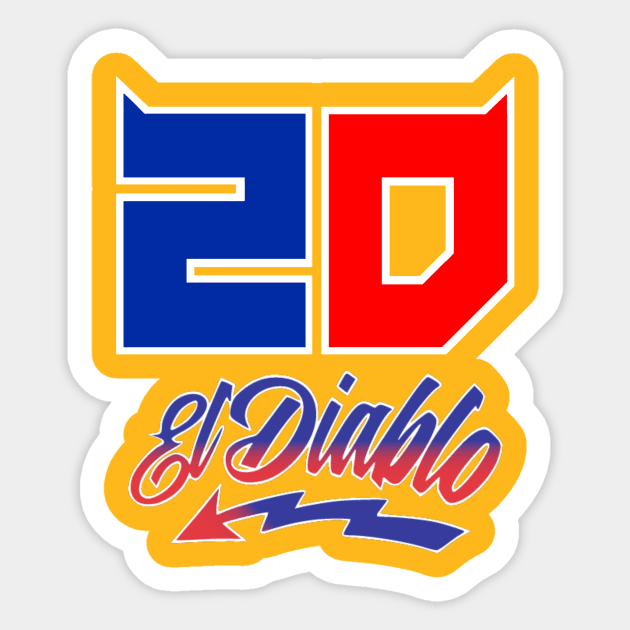 Fabio Quartararo 20 Sticker by desikumalasari